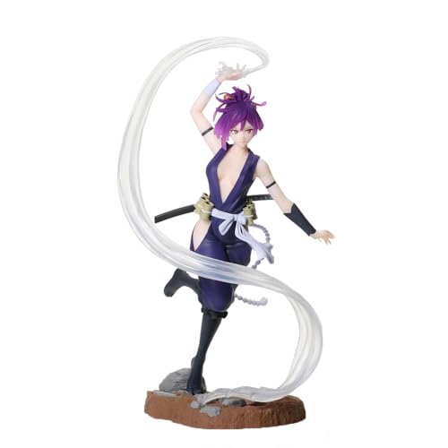 Yuzuriha Action Figur Anime Fighting Lila Haar Mädchen Figur - 21CM Yuzuriha Statue mit Dunkelviolett Outfit PVC Cartoon Modell Desktop Ornamente Yuzuriha Action Figur Anime Fighting Lila Haar Mädchen Figur - 21CM Yuzuriha Statue mit Dunkelviolett Outfit PVC Cartoon Modell Desktop Ornamente von Noowye