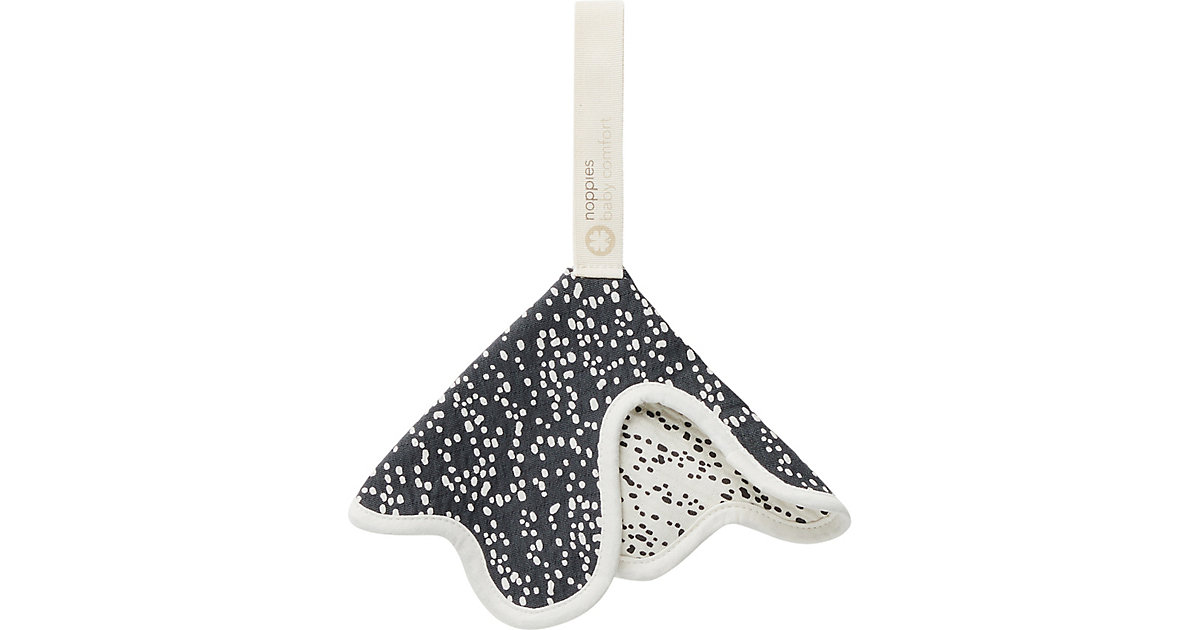 Schnullertuch Fancy dot Clover pacifier cloth grau von Noppies