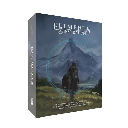 Nord Games: Elements of Inspiration: Box-Set – 5e RPG Storytelling-Karten, 420 Karten im Tarot-Größe, Kampf, Rollenspiel & Erkundungsqueues, Tabletop, D & D Nord Games: Elements of Inspiration: Box-Set – 5e RPG Storytelling-Karten, 420 Karten im Tarot-Größe, Kampf, Rollenspiel & Erkundungsqueues, Tabletop, D & D von Nord Games