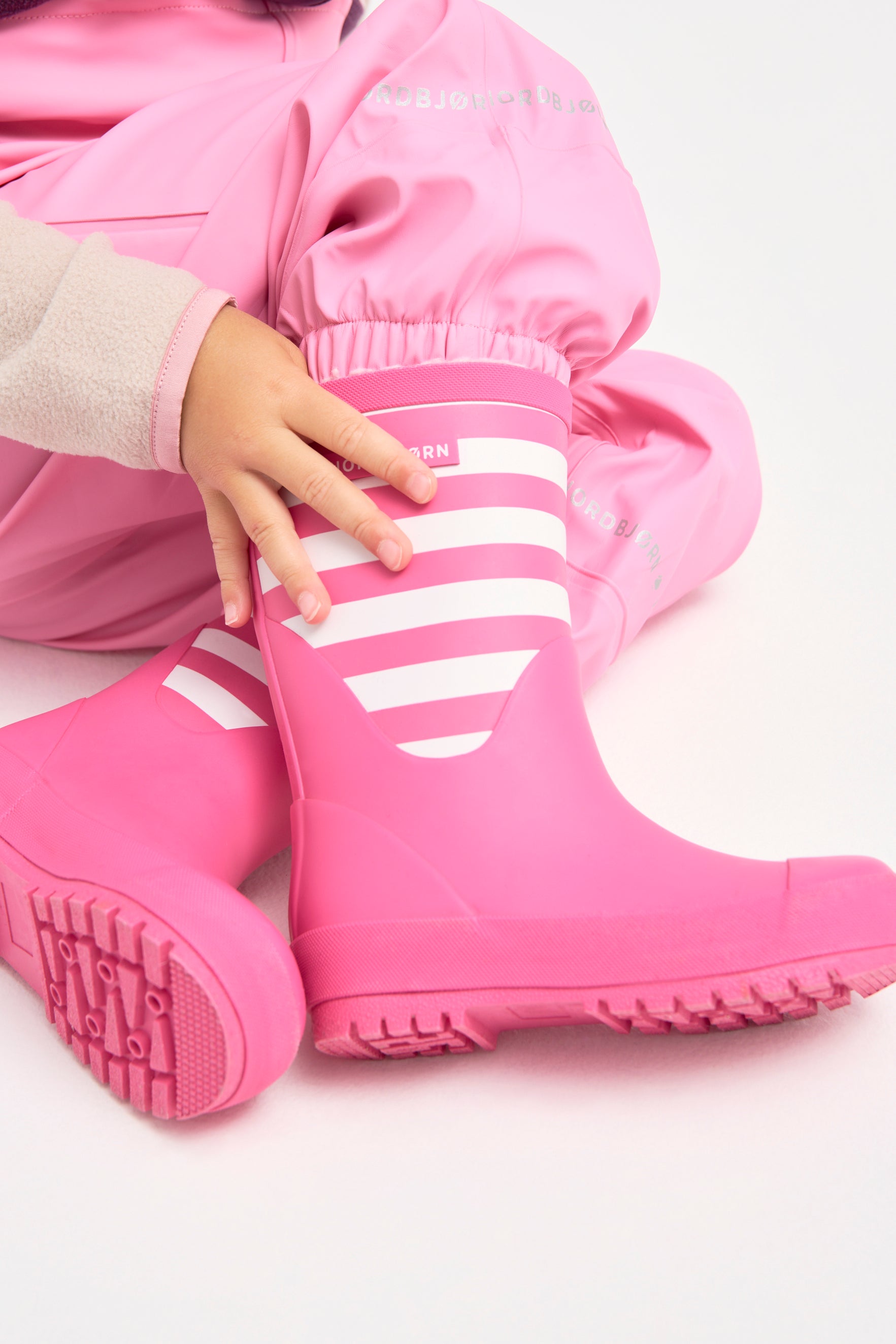 Nordbjørn Dunder Gefütterte Gummistiefel, Fuschia/White, 25, Kindergummistiefel, Kinderstiefel, Gummistiefel kinder, Kids von Nordbjørn