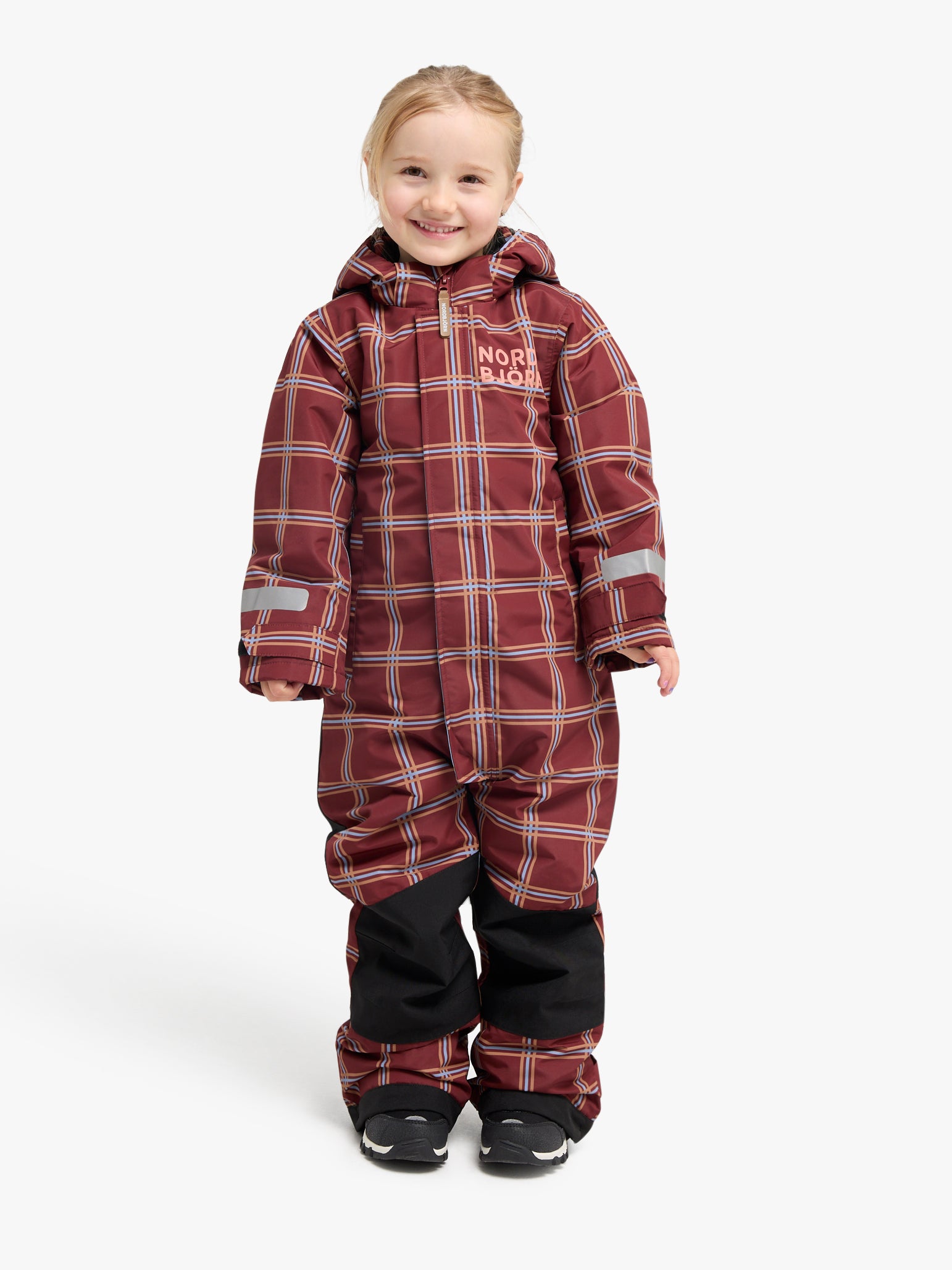 Nordbjörn Enelunden Overall, Madder Brown Checked, 122-128 Nordbjörn Enelunden Overall, Madder Brown Checked, 122-128 von Nordbjörn