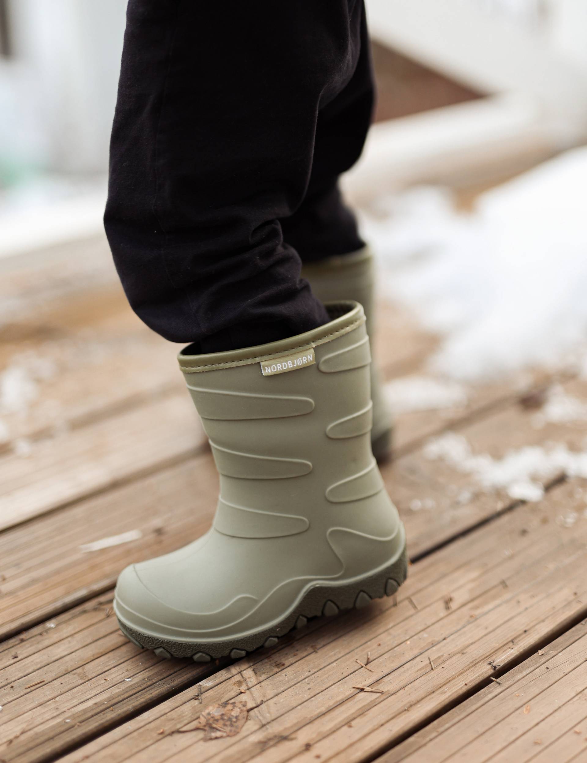 Nordbjørn Grundsund Gefütterte Gummistiefel, Hellgrün, 27, Kindergummistiefel, Kinderstiefel, Gummistiefel kinder, Kids von Nordbjørn