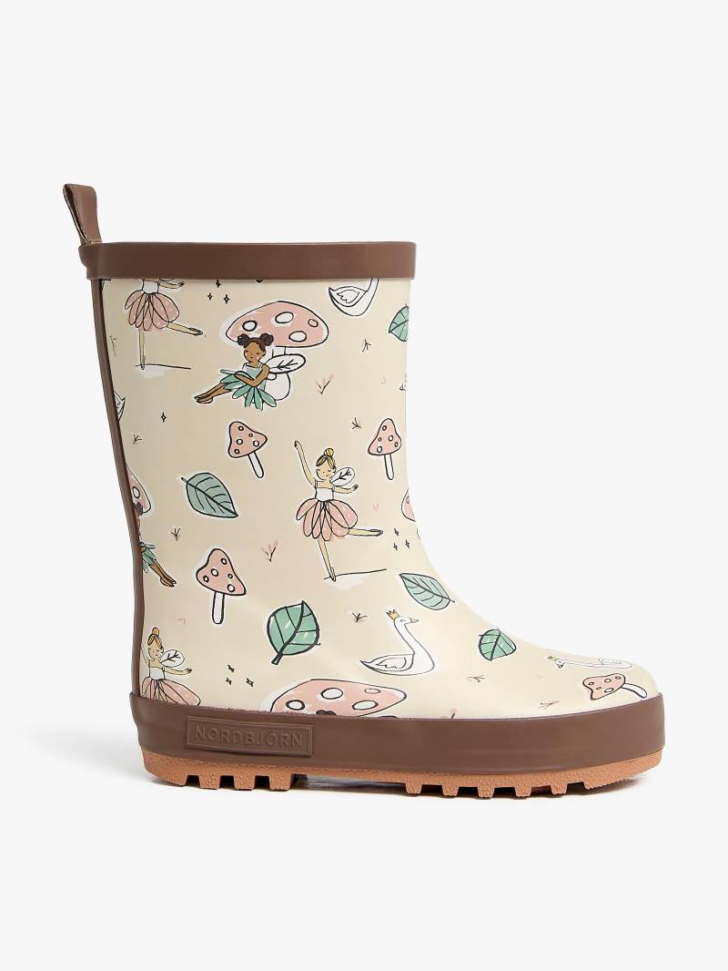Nordbjörn Måseskär Gummistiefel Fabelwesen, Braun, 28, Kindergummistiefel, Kinderstiefel, Gummistiefel kinder, Kids von Nordbjörn