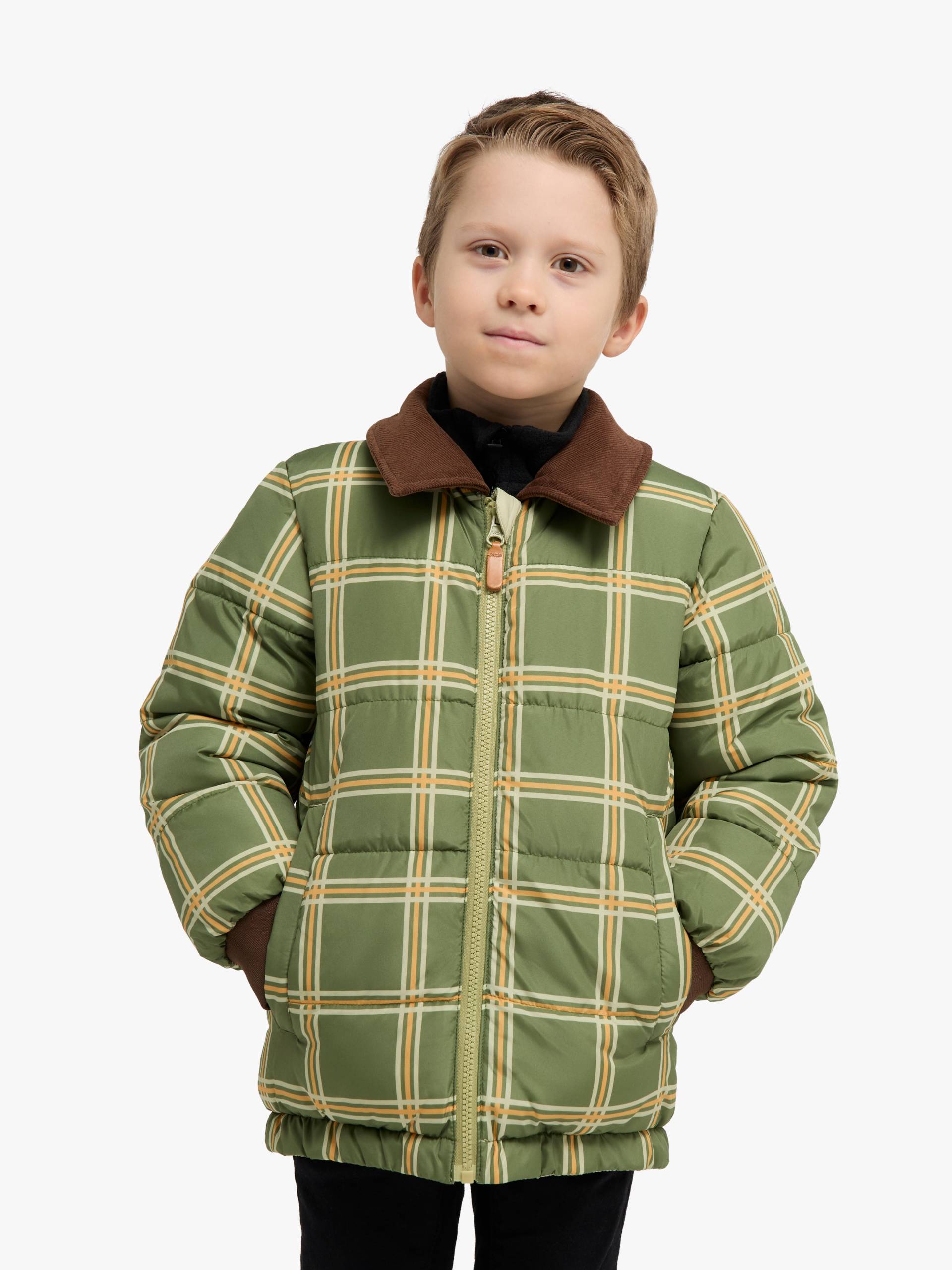 Nordbjörn Sjuhärad Wasserabweisende Wendbare Steppjacke, Lint, 122-128 von Nordbjörn