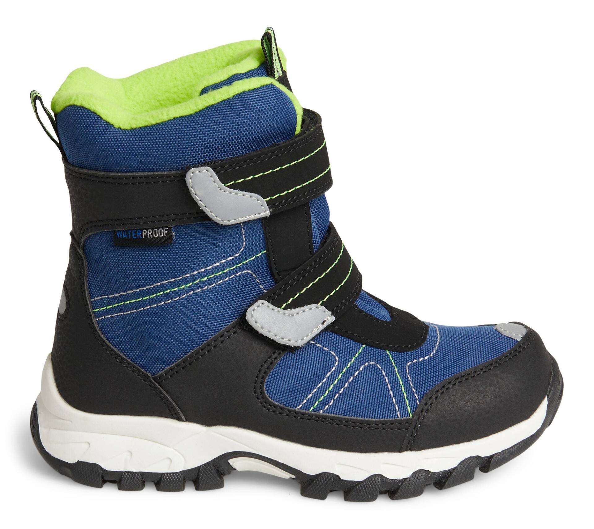 Nordbjørn Snowfall Winterstiefel, Black/Navy/Lime, 27 von Nordbjørn