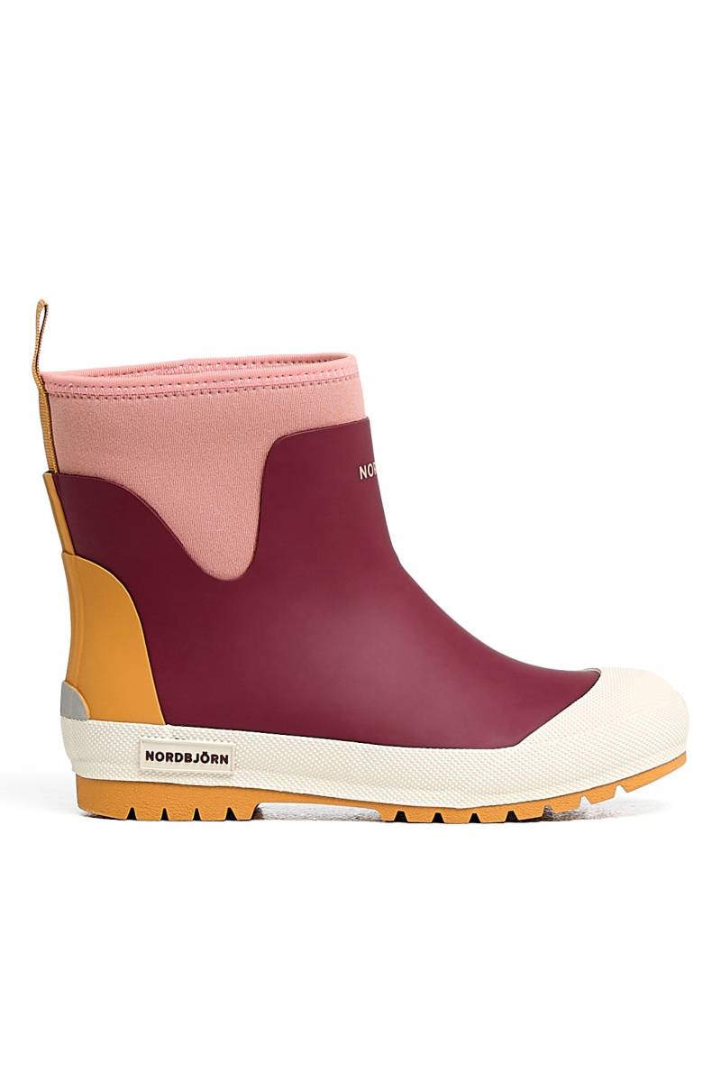 Nordbjörn Viskan Gefütterte Gummistiefel, Madder Brown/Rose Dawn/Inca Gold, 29, Kindergummistiefel, Kinderstiefel, Gummistiefel kinder, Kids von Nordbjörn