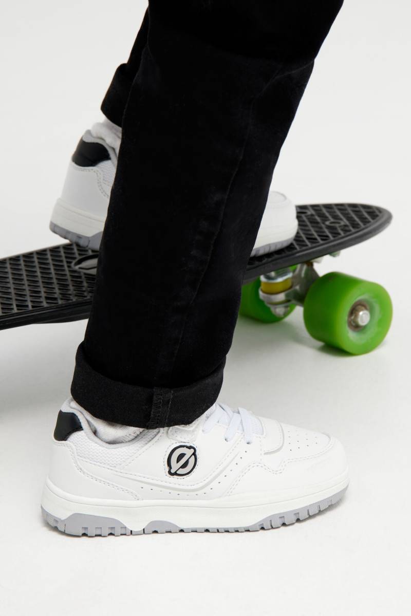 Nordbjørn Skooby Kinder Sneaker, Weiß/Grau, 31, Kinderschuhe von Nordbjørn