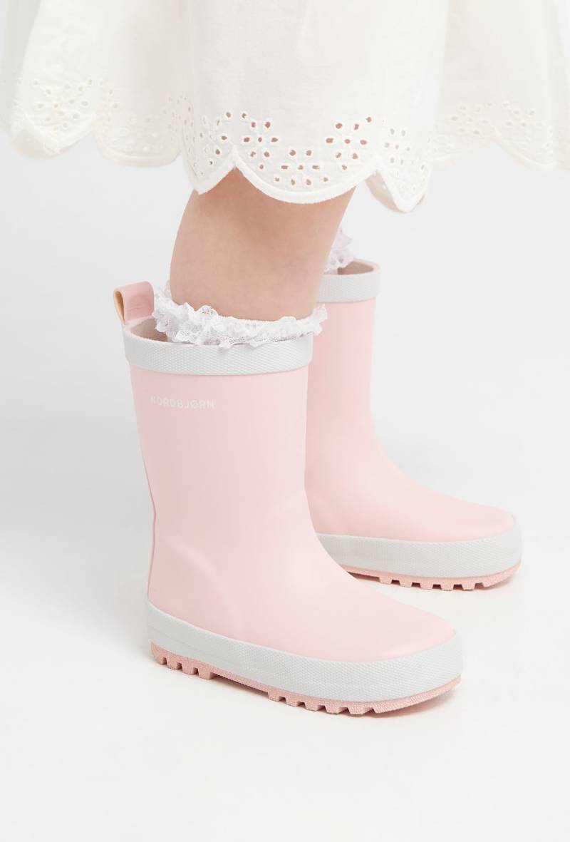 Nordbjørn Vinga Gummistiefel, Pink/White, 28, Kindergummistiefel, Kinderstiefel, Gummistiefel kinder, Kids von Nordbjørn