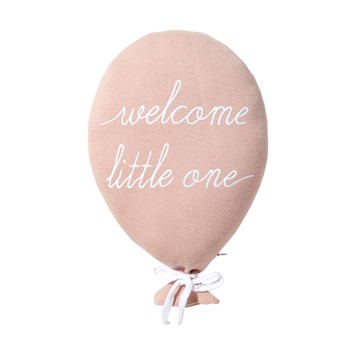 Nordic Coast Company Dekokissen Ballon welcome little one rosa von Nordic coast company