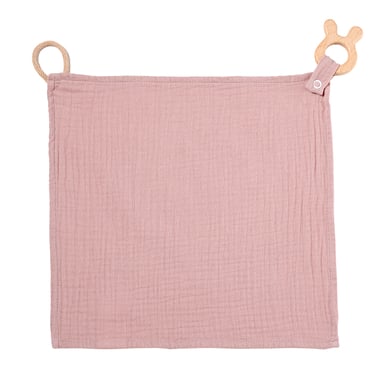 Nordic Coast Company Kuscheltuch Musselin Hase Rosa von Nordic coast company