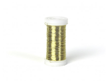 Goldener Metalldraht 0,30mm 100g von Nordisk