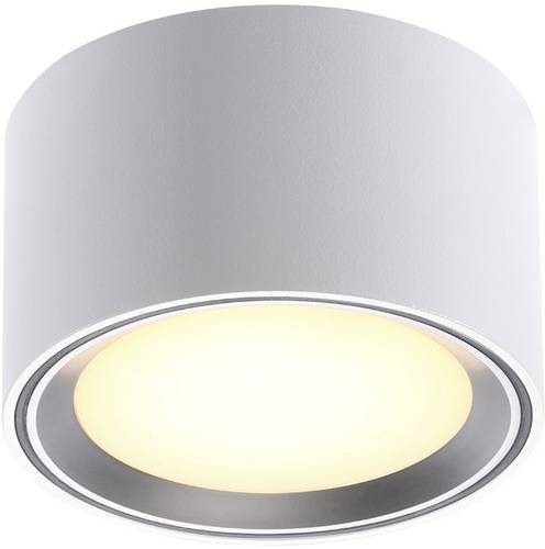 Nordlux Fallon LED-Aufbauleuchte LED LED fest eingebaut 5.5W Warmweiß Weiß, Edelstahl (gebürstet) von Nordlux