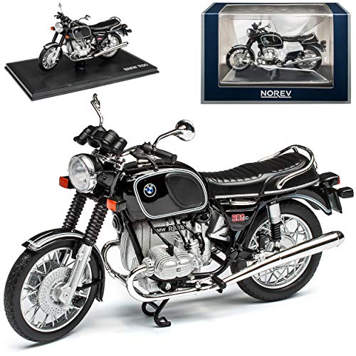 B-M-W R90 Schwarz 1973-1976 1/18 Norev Modell Motorrad von Norev B-M-W