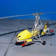 James Bond Little Nellie Gyrocopter Modellflugzeug im Maßstab 1:43 Gelb Gyro Norev K8 von Norev B-M-W