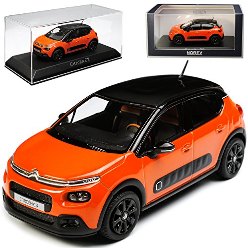 Norev Citroen C3 Orange mit Schwarzem Dach 3. Generation Ab 2016 1/43 Modell Auto mit individiuellem Wunschkennzeichen Norev Citroen C3 Orange mit Schwarzem Dach 3. Generation Ab 2016 1/43 Modell Auto mit individiuellem Wunschkennzeichen von Norev