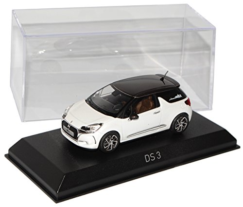 Norev Citroen DS3 3 Türer Weiss Ab Facelift 2016 1/43 Modell Auto mit individiuellem Wunschkennzeichen von Norev