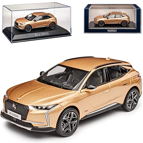 Norev Citroen DS4 Cross Copper Gold 2. Generation Ab 2021 1/43 Modell Auto mit individiuellem Wunschkennzeichen von Norev