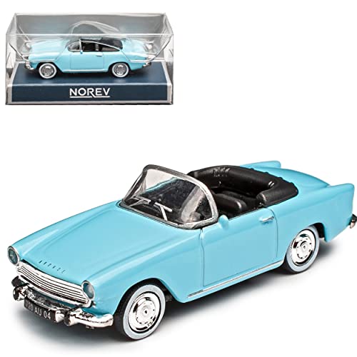 Norev Simca Aronde P60 Oceane Cabrio Hell Blau 1960 H0 1/87 Modell Auto von Norev B-M-W