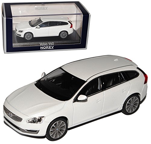 Norev Volvo V60 Kombi Kristall Weiss Ab Facelift 2013 1/43 Modell Auto von Norev
