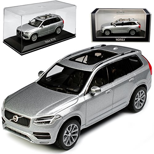 Norev Volvo XC90 SUV Electric Silber 2. Generation Ab 2015 1/43 Modell Auto von Norev