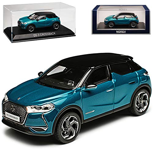 Citroen DS3 Crossback Blau mit schwarzem Dach Ab 2018 1/43 Norev Modell Auto mit individiuellem Wunschkennzeichen Citroen DS3 Crossback Blau mit schwarzem Dach Ab 2018 1/43 Norev Modell Auto mit individiuellem Wunschkennzeichen von Norev Citroen