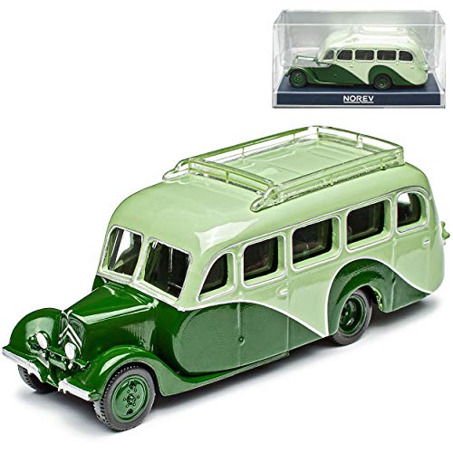 Citroen U23 Autocar Bus Grün H0 1/87 Norev Modell Auto mit individiuellem Wunschkennzeichen Citroen U23 Autocar Bus Grün H0 1/87 Norev Modell Auto mit individiuellem Wunschkennzeichen von Norev Citroen