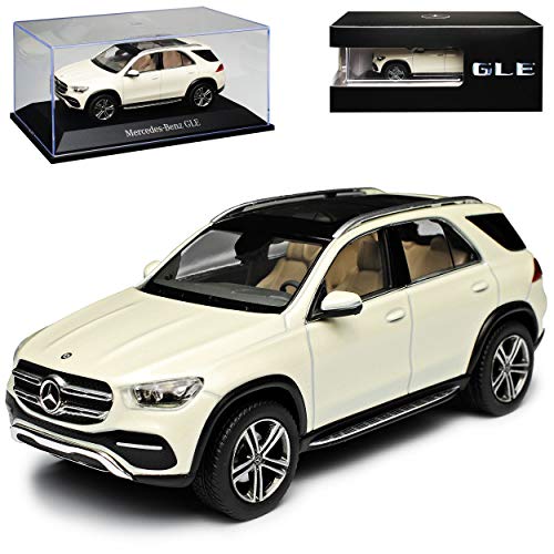 Mercedes-Benz GLE V 167 SUV Designo Diamant Weiss Ab 2018 1/43 Norev Modell Auto mit individiuellem Wunschkennzeichen von Norev Mercedes-Benz