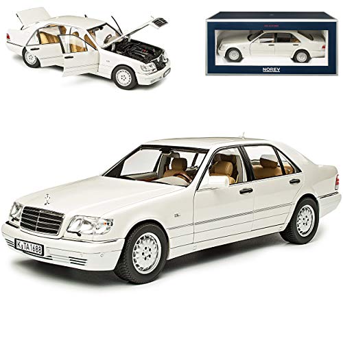 Mercedes-Benz S-Klasse S320 Weiss Metallic W140 1991-1998 1/18 Norev Modell Auto Mercedes-Benz S-Klasse S320 Weiss Metallic W140 1991-1998 1/18 Norev Modell Auto von Norev Mercedes-Benz
