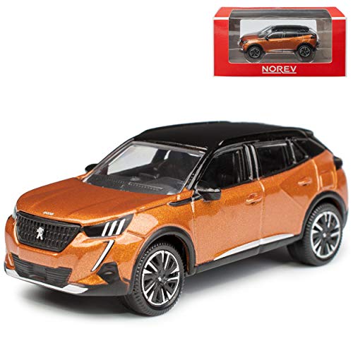 Peugeot 2008 SUV Orange mit Dach in Schwarz 2. Generation Ab 2019 1/64 Norev Modell Auto Peugeot 2008 SUV Orange mit Dach in Schwarz 2. Generation Ab 2019 1/64 Norev Modell Auto von Norev Peugeot