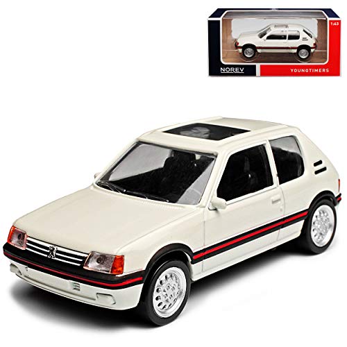 Peugeot 205 GTI Weiss 1983-1998 1/43 Norev Modell Auto von Norev Peugeot