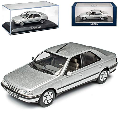 Peugeot 405 SRi Limousine Silber Quartz Grau 1987-1996 1/43 Norev Modell Auto mit individiuellem Wunschkennzeichen Peugeot 405 SRi Limousine Silber Quartz Grau 1987-1996 1/43 Norev Modell Auto mit individiuellem Wunschkennzeichen von Norev Peugeot