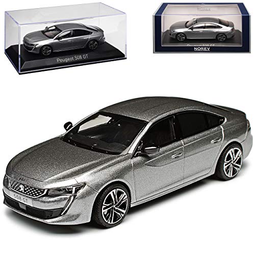 Peugeot 508 II GT Limousine Artense Grau 2. Generation Ab 2018 1/43 Norev Modell Auto von Norev Peugeot