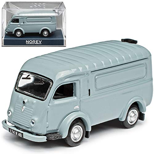 Renautl 1000KG Transporter Kasten Grau H0 1/87 Norev Modell Auto von Norev Renault