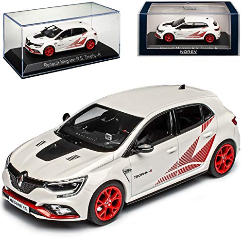 Renautl Megane IV RS Trophy-R Weiss mit Rot Felgen in Rot 5 Türer 4. Generation Ab 2015 Version 2019 1/43 Norev Modell Auto Renautl Megane IV RS Trophy-R Weiss mit Rot Felgen in Rot 5 Türer 4. Generation Ab 2015 Version 2019 1/43 Norev Modell Auto von Norev Renault