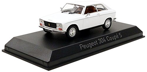 Norev-304 S Coupe 1973 Peugeot Miniatur-Fahrzeug, Weiß, Maßstab 1:43 von Norev