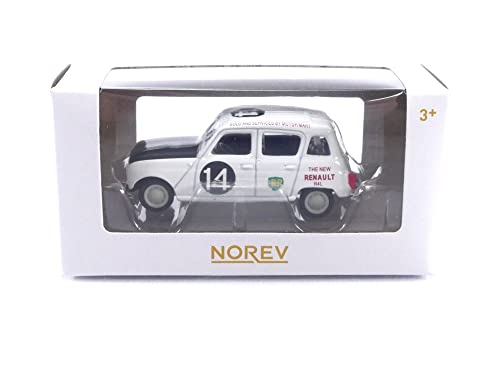Norev 310943 Miniaturauto aus der Kollektion, Weiß/Schwarz von Norev