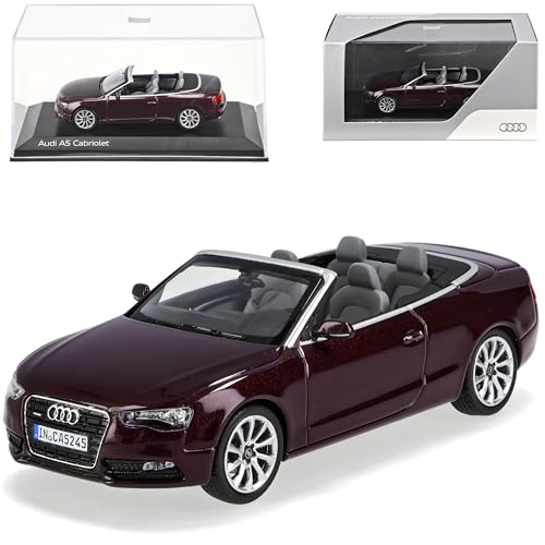 Norev A*U*D*I A5 Cabrio Shiraz Rot Braun Facelift Ab 2011 1/43 Modell Auto von Norev