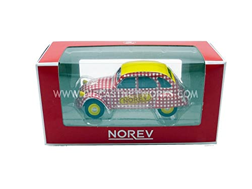 Norev- Citroen 2 CV 6 Special 1980 Radfahrer-Fahrzeug, Miniatur, 310601, Rot/Weiß/Gelb, Maßstab 1:64 Norev- Citroen 2 CV 6 Special 1980 Radfahrer-Fahrzeug, Miniatur, 310601, Rot/Weiß/Gelb, Maßstab 1:64 von Norev