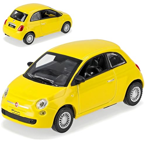 Norev FIAT 500 Nuova Coupe Gelb Ab 2007 1/43 Modell Auto von Norev