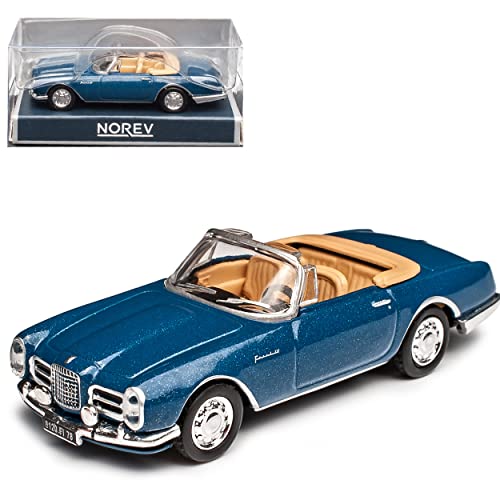 Norev Facel Vega III Cabrio Blau 1963 H0 1/87 Modell Auto mit individiuellem Wunschkennzeichen von Norev