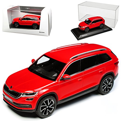 Norev ?Koda Kodiaq SUV Velvet Rot Ab 2017 1/43 Modell Auto mit individiuellem Wunschkennzeichen von Norev B-M-W