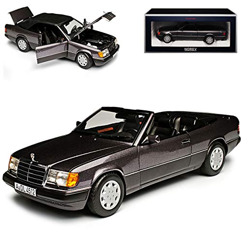 Norev Mercedes-Benz E-Klasse 300 CE W124 A124 Cabrio Bornit Grau 1984-1997 1/18 Modell Auto von Norev B-M-W