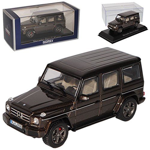 Norev Mercedes-Benz G-Klasse W463 Braun Metallic Ab Modellpflege 2015 1/43 Modell Auto mit individiuellem Wunschkennzeichen von Norev B-M-W