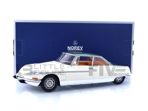 Norev NV181751 1:18 Citroen DS 21 Le Léman 1968-Elfenbein & Grün, Metallic-Dach zum Sammeln, Mehrfarbig Norev NV181751 1:18 Citroen DS 21 Le Léman 1968-Elfenbein & Grün, Metallic-Dach zum Sammeln, Mehrfarbig von Norev