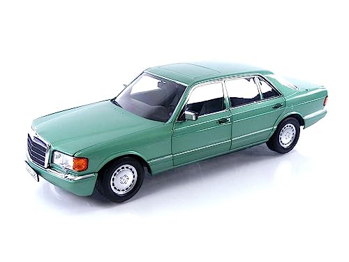 Norev NV183469 1:18 Mercedes-Benz 560 SEL 1991 Light Green Metallic Collectable Model, Multi Norev NV183469 1:18 Mercedes-Benz 560 SEL 1991 Light Green Metallic Collectable Model, Multi von Norev
