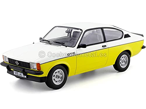 Norev NV183650 1:18 Opel Kadett GT/E 1977-White & Yellow Collectable Model, Multi, Mehrfarbig von Norev B-M-W