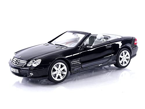 Norev NV183840 1:18 SL 500 2003, schwarz, Mercedes-Benz Sammelmodell, Multi von Norev