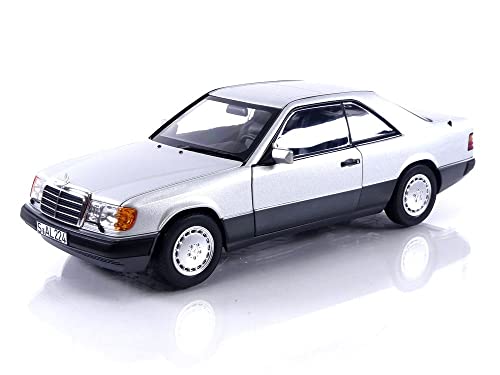 Norev NV183880 1:18 300 CE-24 Coupé 1990 Silber Mercedes-Benz Sammlerstück Modell, Multi von Norev