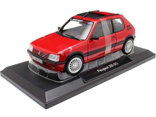 Norev - Peugeot 205 GTI 1.9 PTS Deco 1991 Vallelunga Red 1:18 Miniatur, 184846, Rot, 1/18 Norev - Peugeot 205 GTI 1.9 PTS Deco 1991 Vallelunga Red 1:18 Miniatur, 184846, Rot, 1/18 von Norev