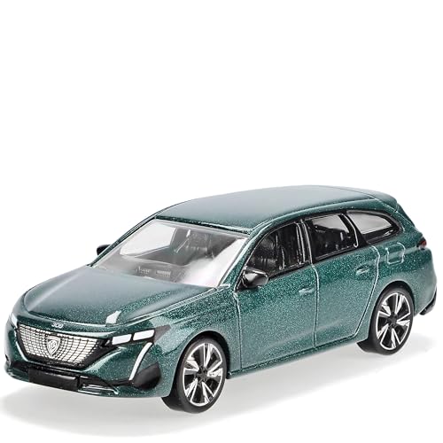 Norev Peugeot 308 III Kombi SW Avatar Grün Blau Metallic 3. Generation Ab 2021 1/64 Modell Auto von Norev